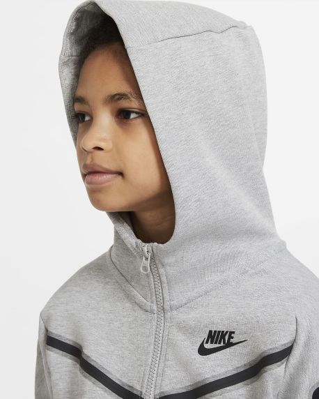 Rijp de jouwe Me Nike Tech Fleece Trainingspak Junior Grijs Kids shoppen? | Soccerfanshop BE